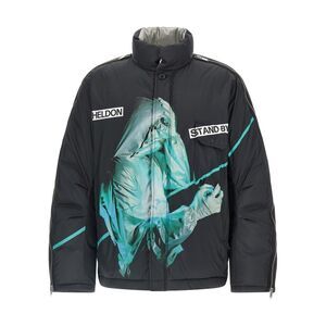 Undercover Black Polyester Shell Men's Jacket